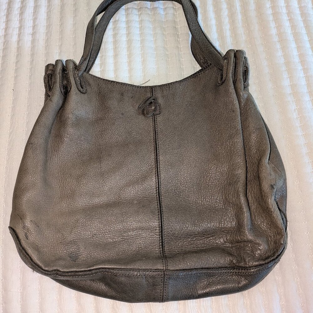 Brown Leather hobo bag